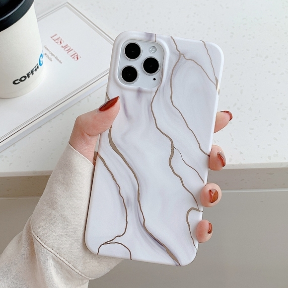 iPhone 12 Case Marble, iPhone 12 Pro Case Cute, iPhone 12 Pro Max Case Marble - Picture 1 of 7